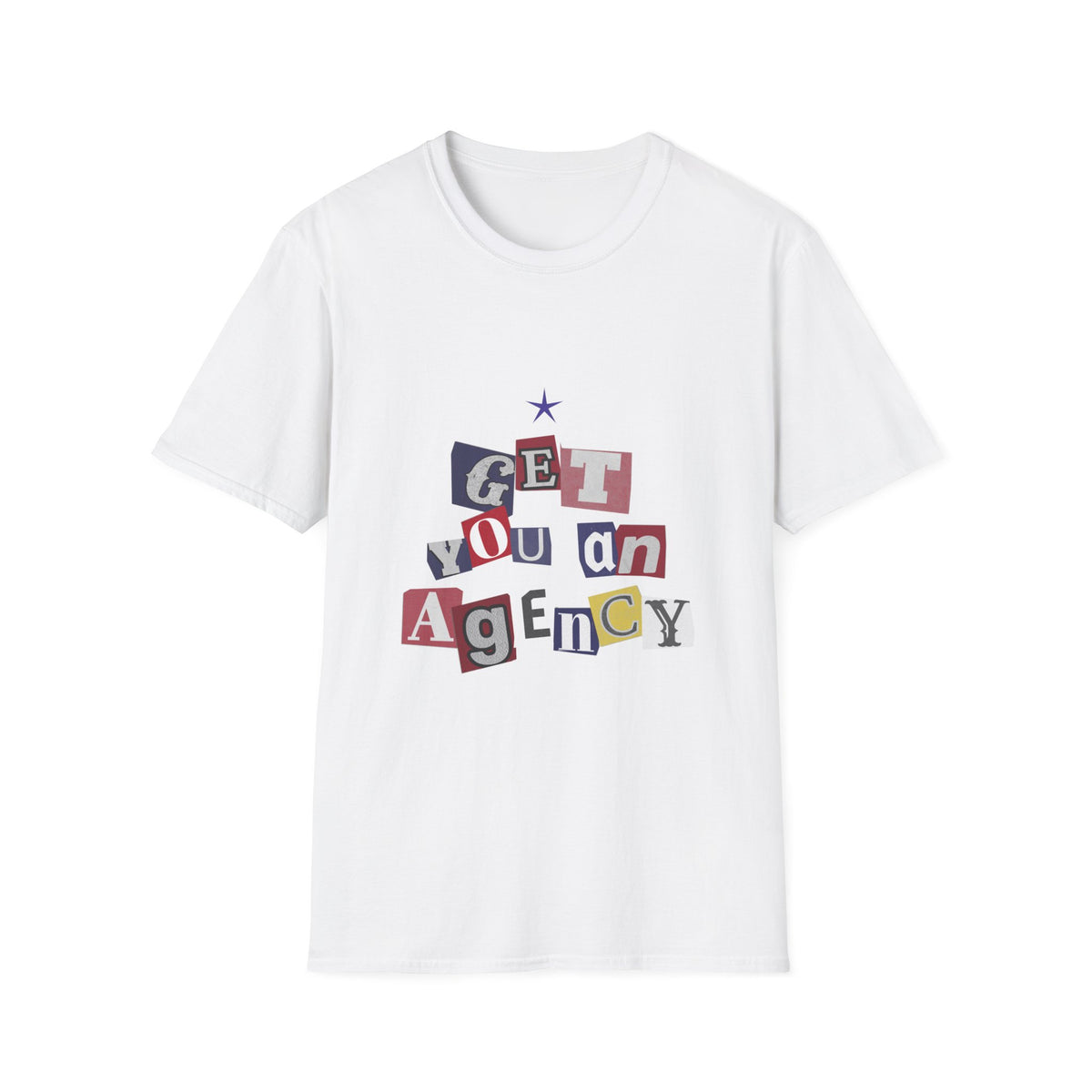 Get You An Agency T-Shirt — Retro Ransom-Cut Graphic Tee