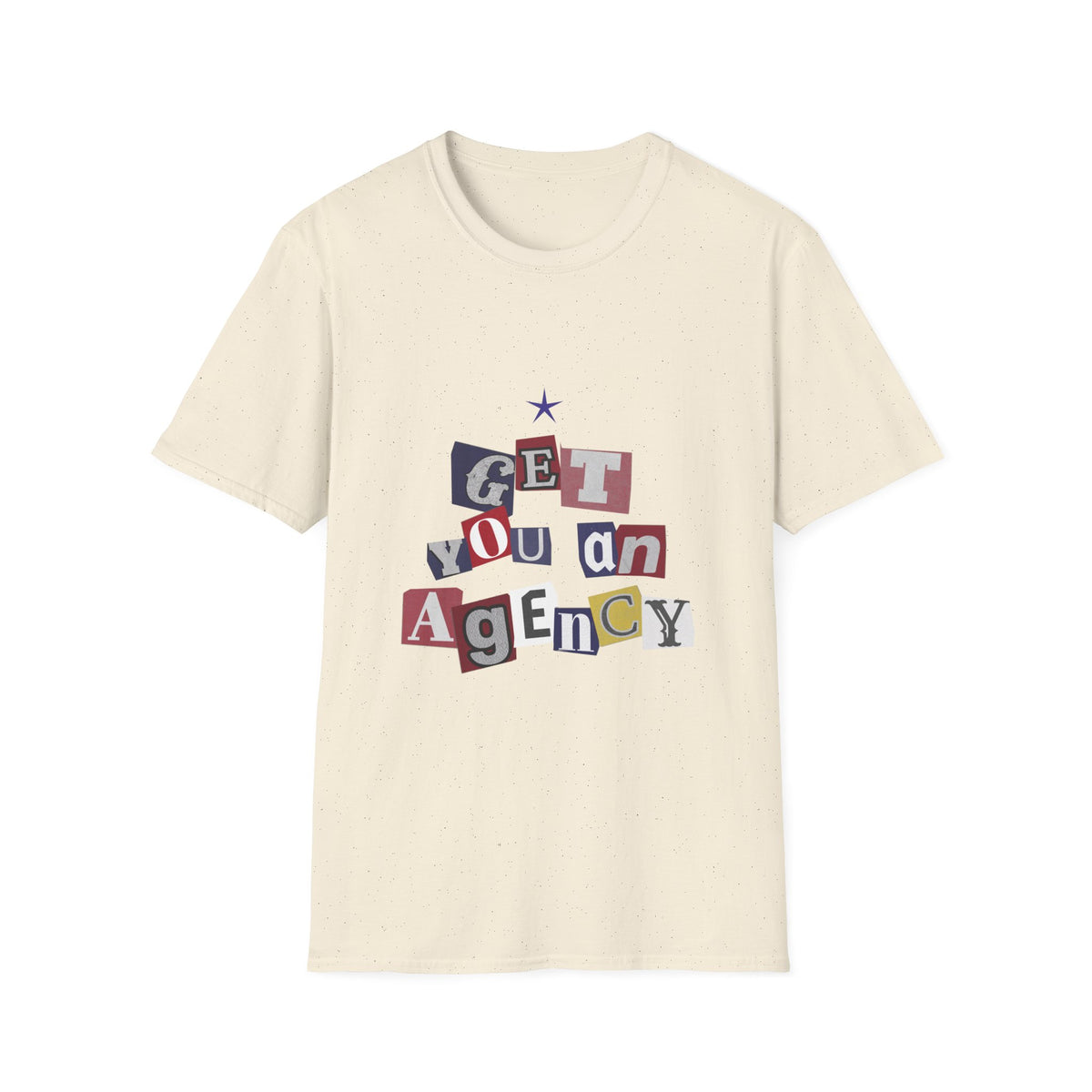 Get You An Agency T-Shirt — Retro Ransom-Cut Graphic Tee